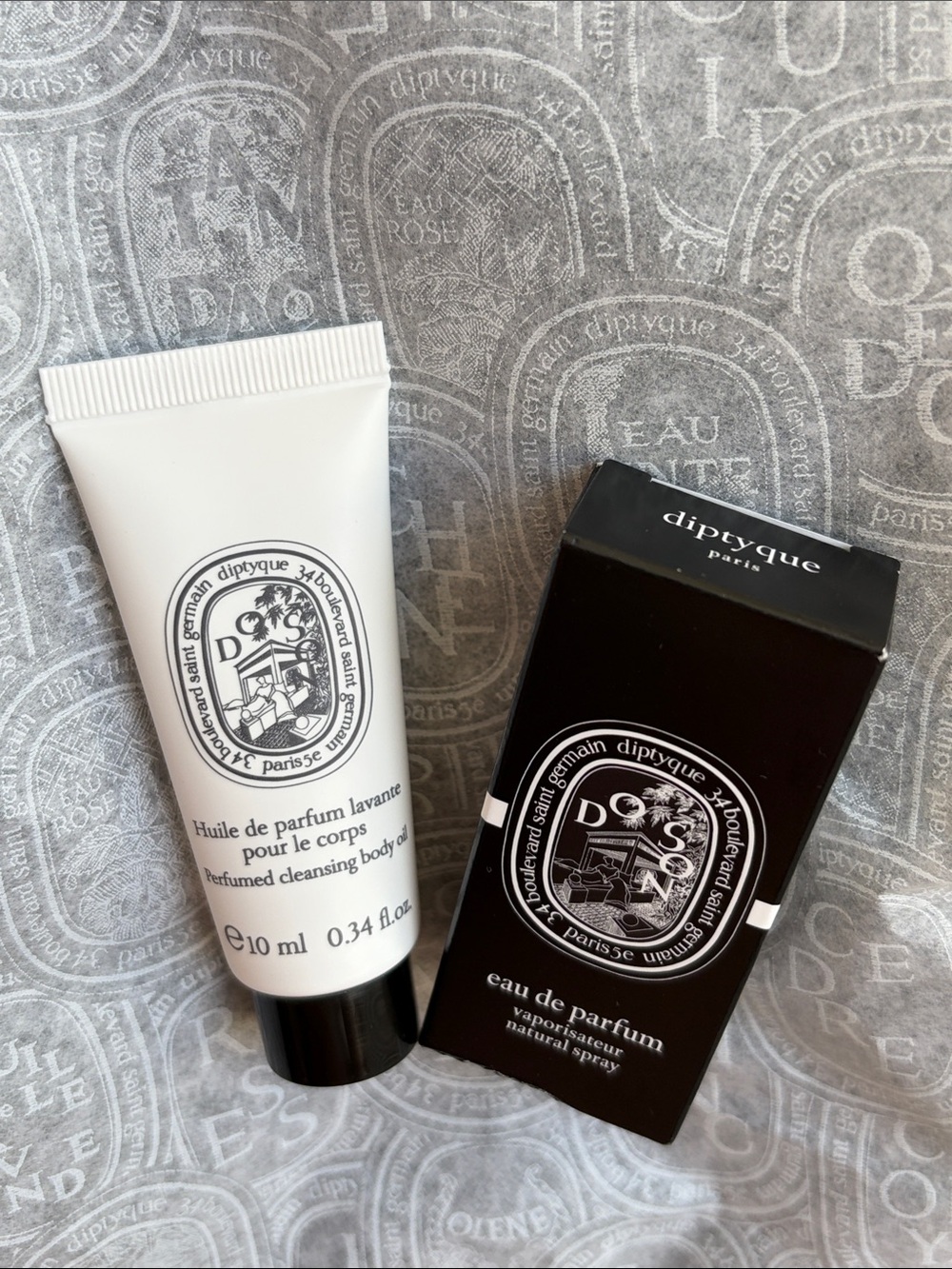 Diptyque Do Son 2ML Mini Travel Size and one Do Son Cleansing Body Oil 10ML